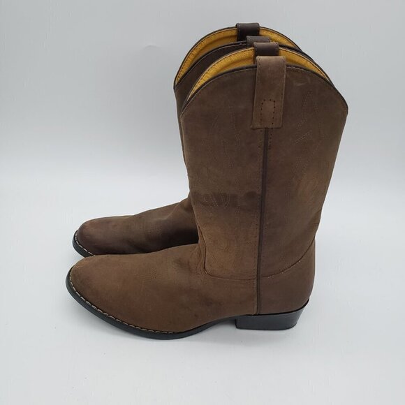 Masterson Boot Co Women's Western Cowboy Boots Sz 6 D Brown Leather RB2000Y - Picture 3 of 11